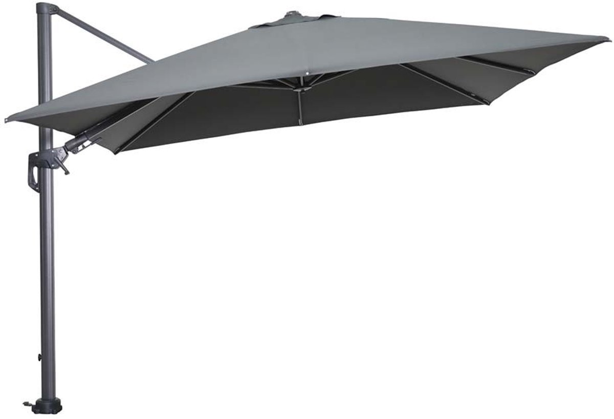 Hawaii parasol - 300x300 cm - carbon black - donker grijs – foto 2