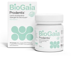 BioGaia Prodentis Orale Probiotic Voor Tanden En Tandvlees, Met Unieke Lactobacillus Reuteri, Suikervrij, Innovatieve Orale Probiotic Met Xylitol Helpt Het Glazuur Versterken, Tandprobiotic Met Munt