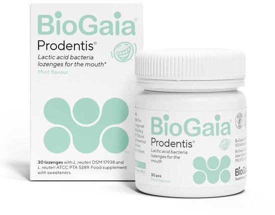 Probiotici Per Gengive E Denti, Prodentis Per Gengive E Denti, BioGaia, Prodentis, Al Gusto Di Menta, 30 Pastiglie - Acquista A Roma In Italia | Prezzo In - Foto 3