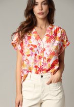 Chemisier DEELUXE DIALA en viscose, coupe droite à imprimé tropical XL