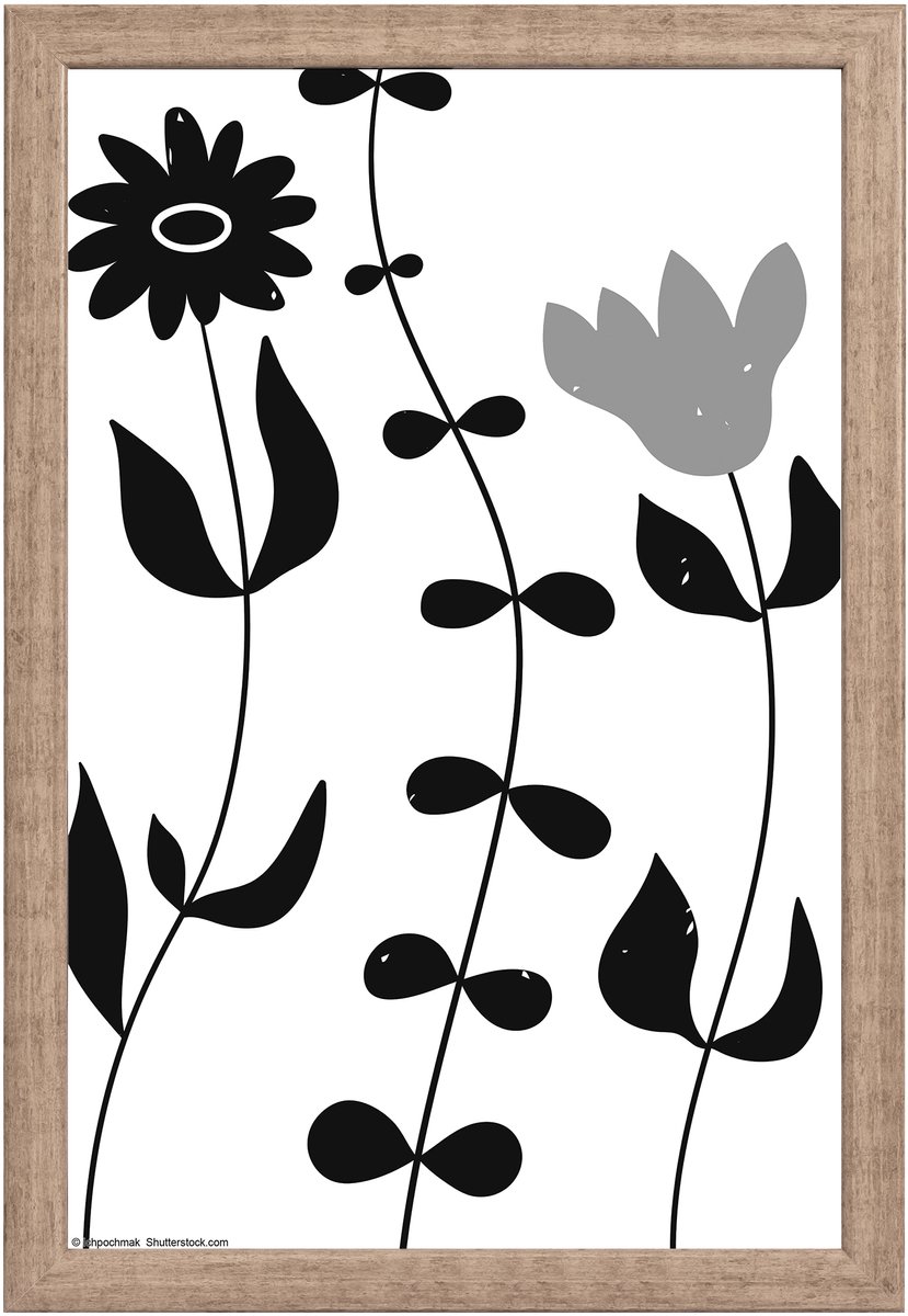 Walther Liv - Houten lijst - Fotoformaat 20x30 cm - Kunstglas - Grijs