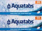 Bol.com Aquatabs - Waterzuiveringstabletten - 2X50 stuks aanbieding