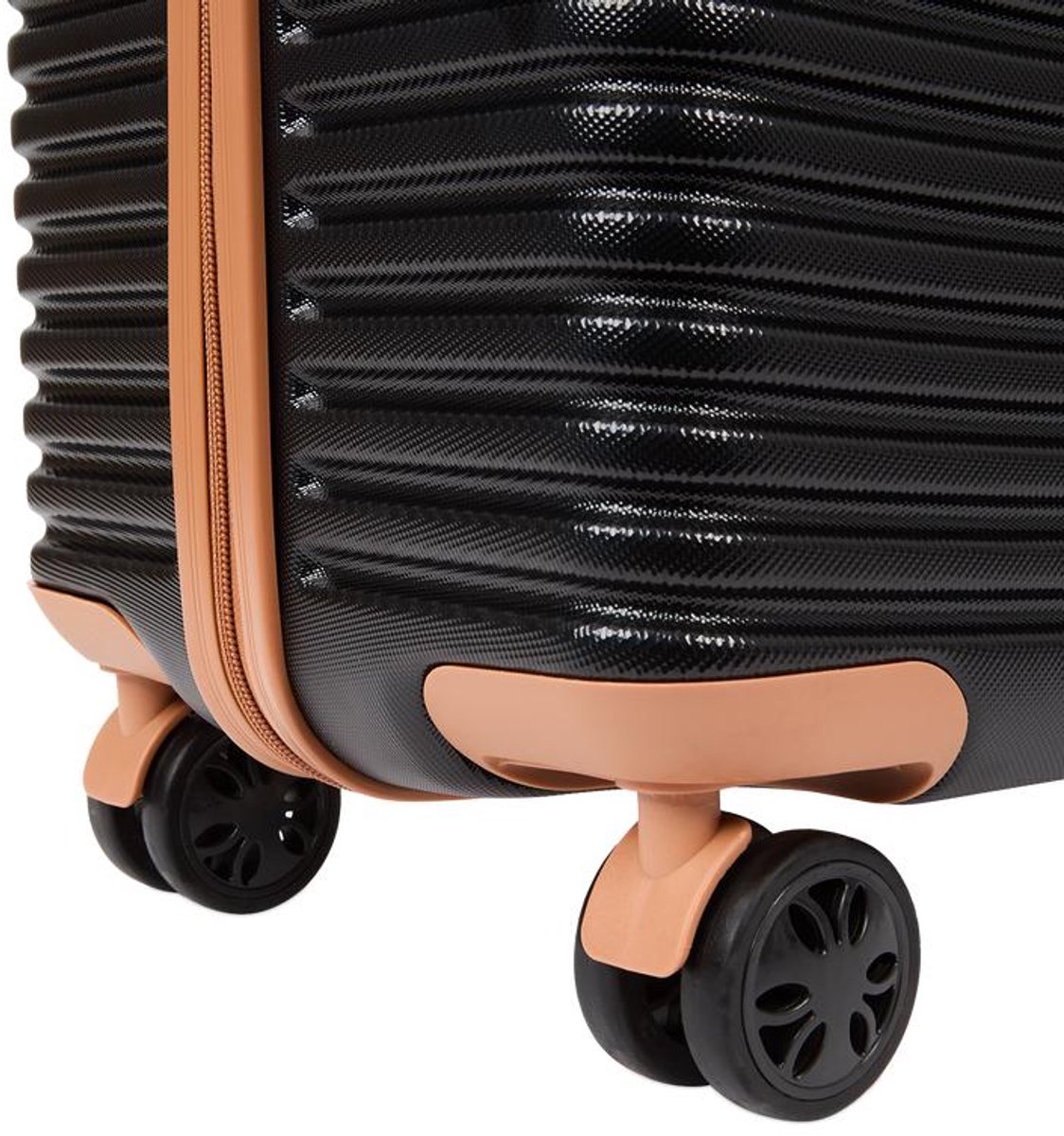 Arebos 3-delige hardcase-kofferset, ABS-harde schaal, trolley