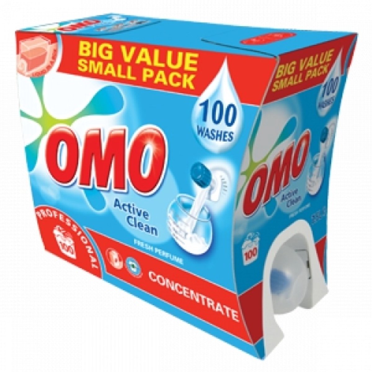 Goedkoopste Omo Pro Formula Active Clean - 100 wasbeurten