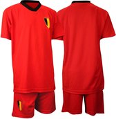 Voetbalset Supporter - Junior - Rood/Zwart - 128