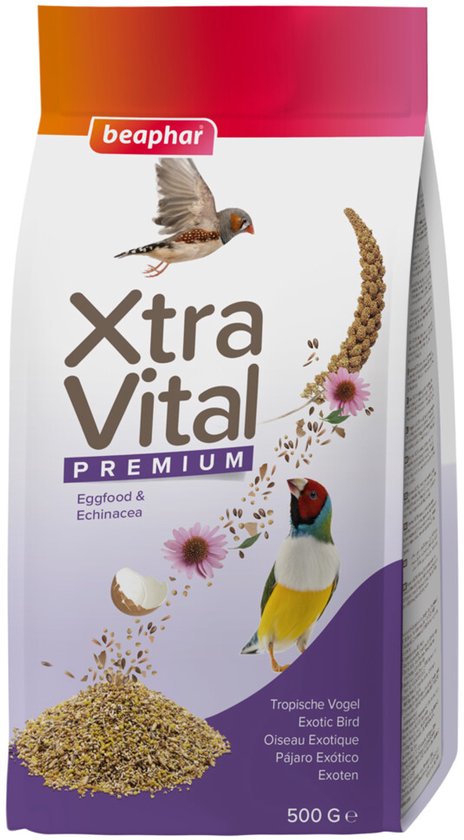 Beaphar XtraVital Tropische Vogels Tropische Vogels - 7 x 500 gr - Voordeelverpakking