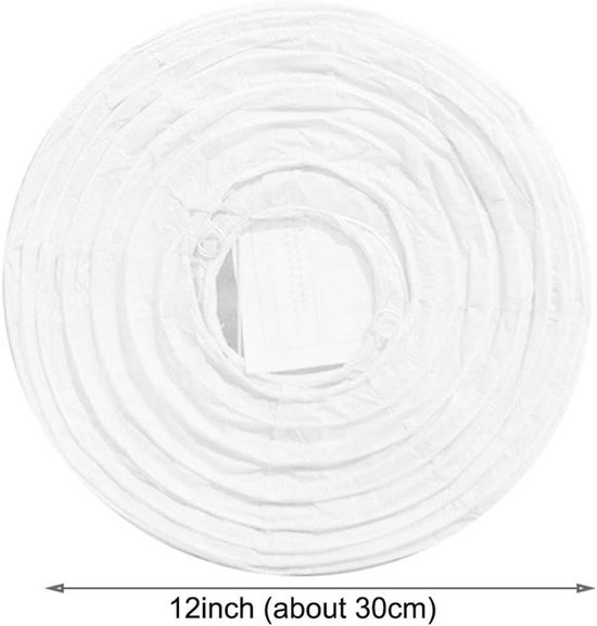 Lampenkap modern rond wit 9 cm - E14 fitting - Verlichting en Lampen
