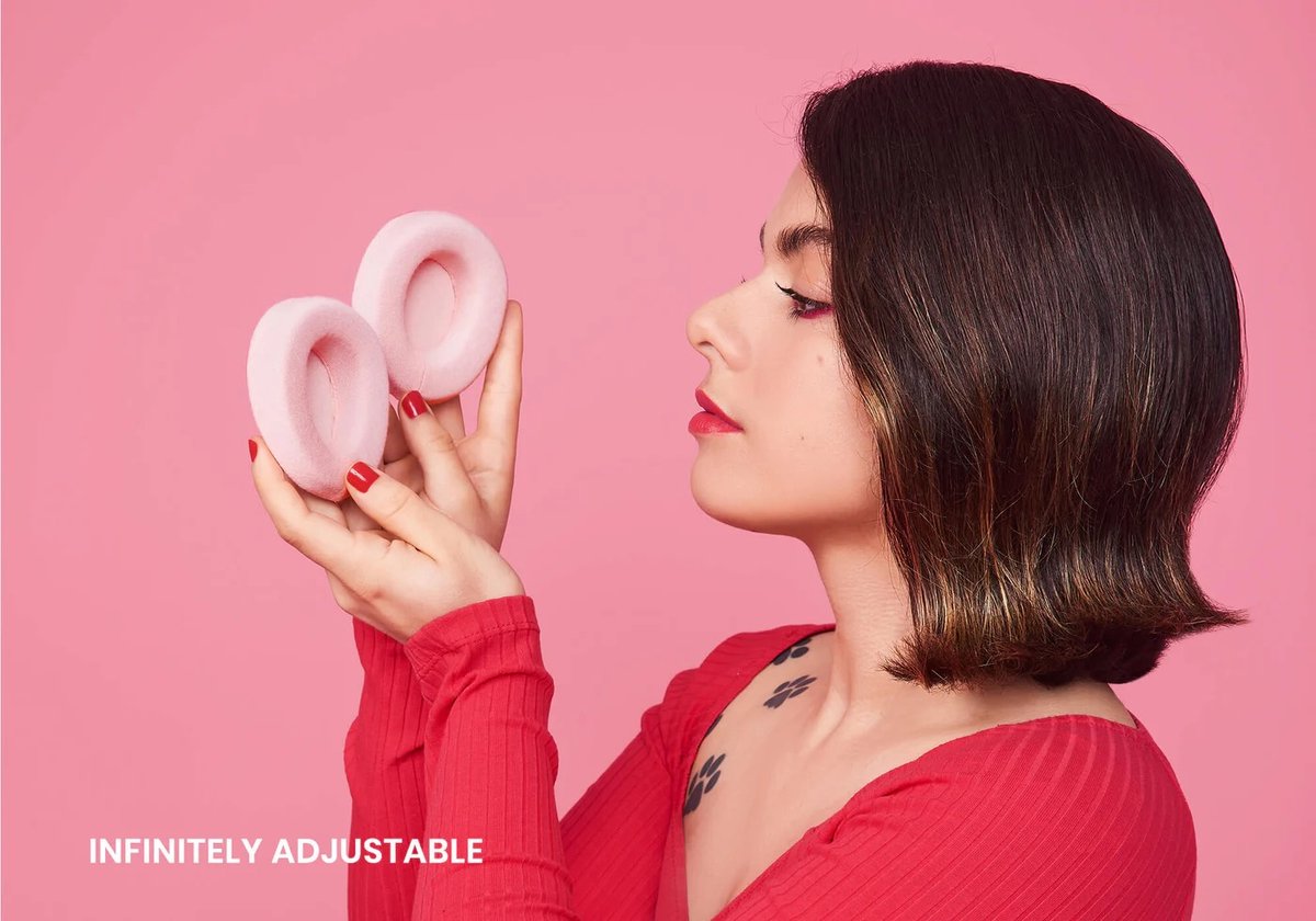 Manta Sleep Mask - Slaapmasker - Sunrise Pink Limited Edition - 100% verduisterend - Zeer comfortabel - Geen druk op ogen/oogleden - Volledig verstelbaar voor een perfecte pasvorm - Zacht en ademend materiaal — afbeelding 9