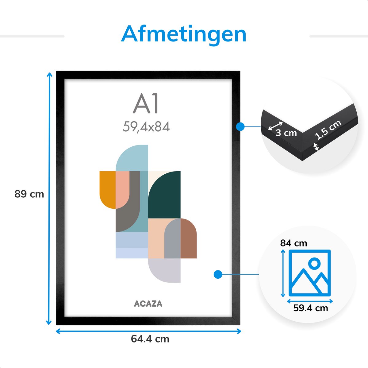 Houten Fotolijst A1 594 X 841 cm kopen? ✔️ Tot 48% korting
