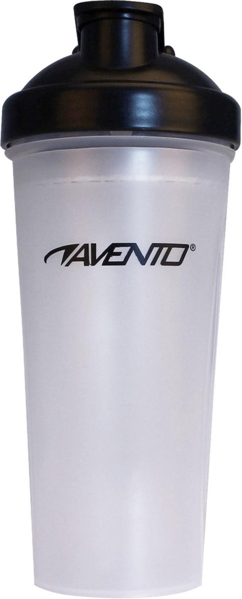 Avento Shakebeker - Transparant/Zwart - 0,60 Liter