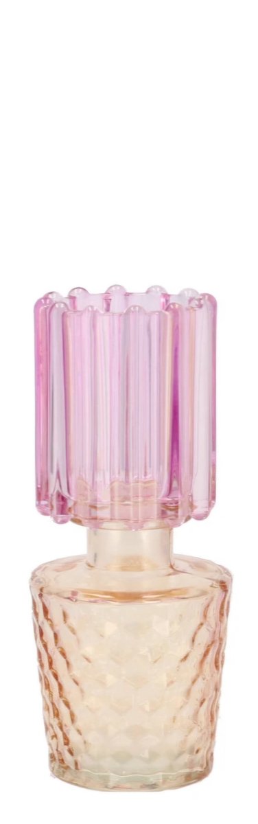 Bicolore dreamy pastel mix vase 8x17cm