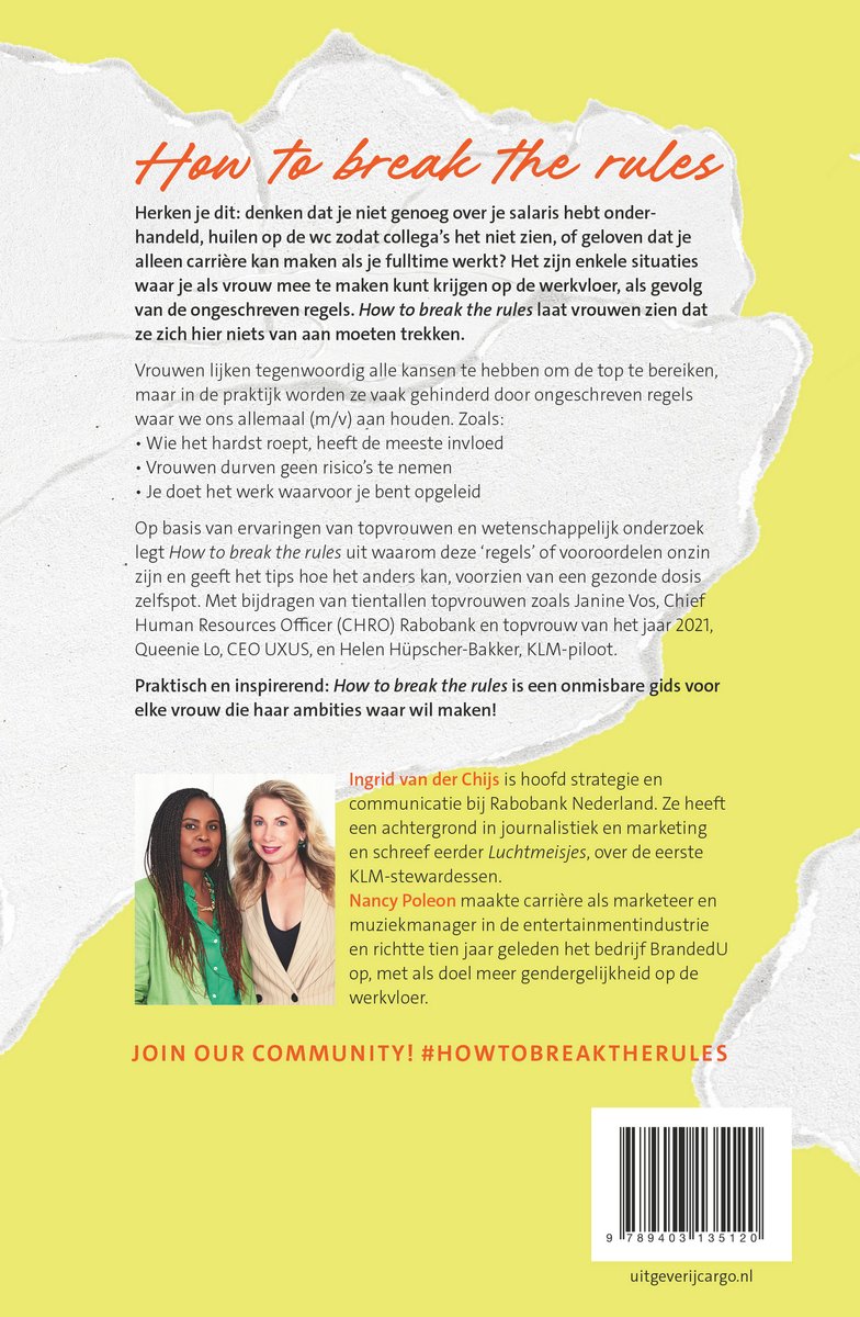 How to break the rules - back cover