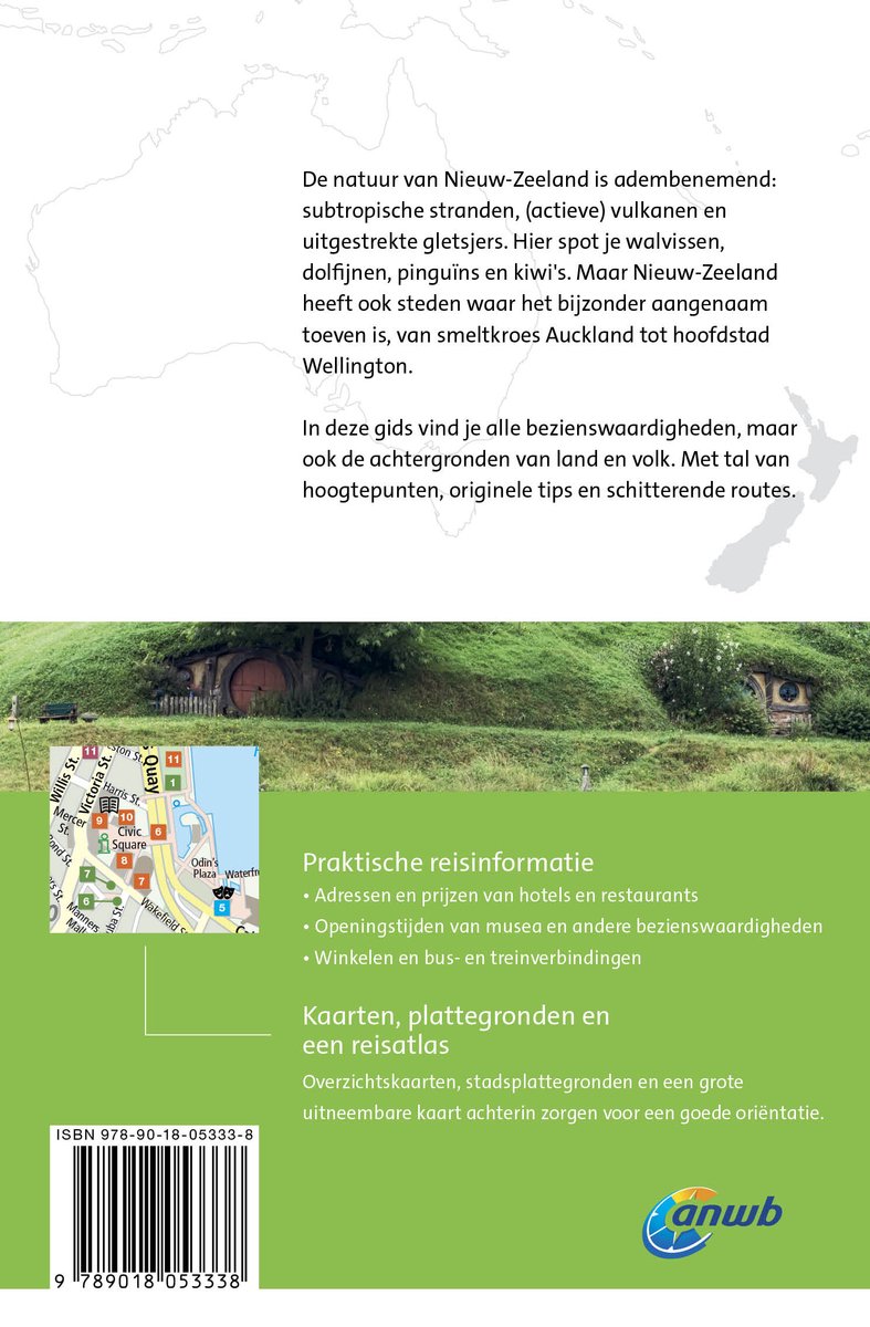 ANWB Wereldreisgids - Nieuw-Zeeland - back cover
