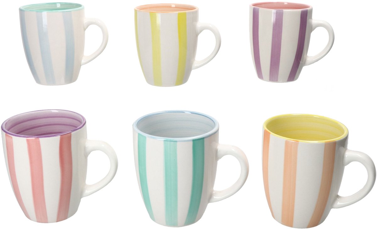 Royal Doulton Pacific koffiemokken 280ml -Set of 6