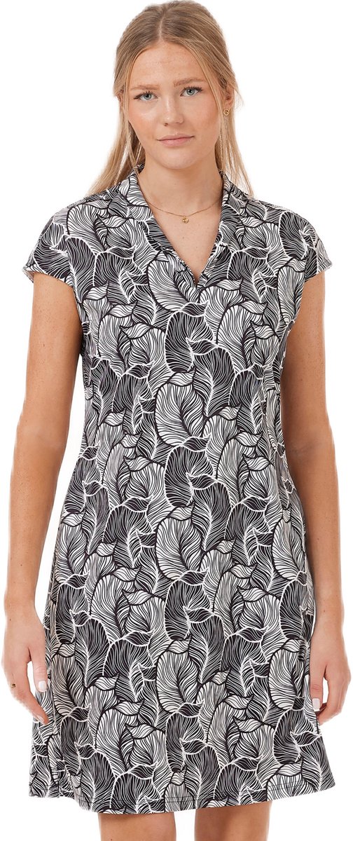 Func Factory dames Jurkje Sandy black print maat 36 van Func Factory — afbeelding 5