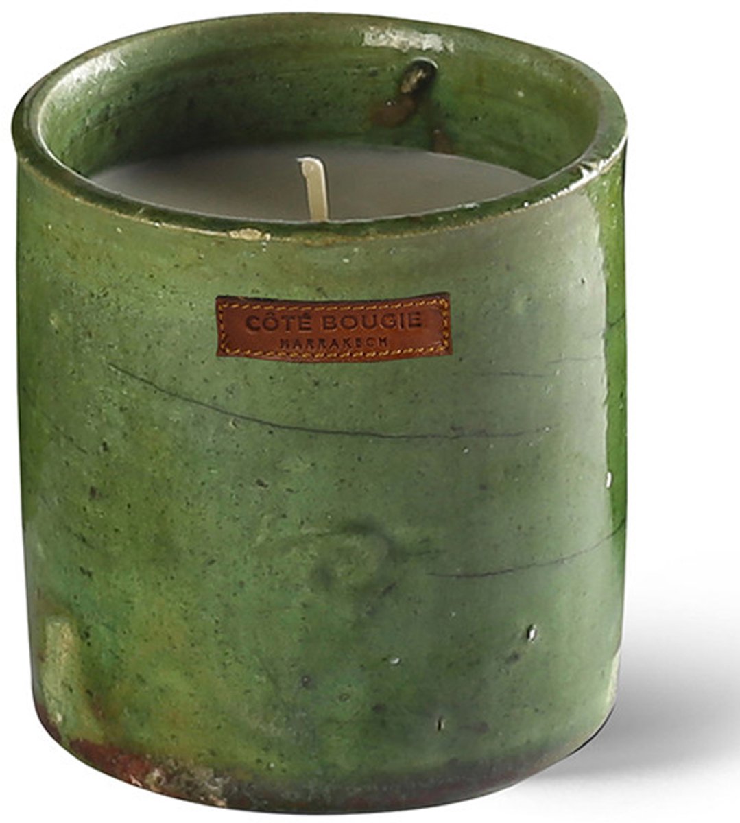 Côté Bougie - Geurkaars Bougie Tamegroute Verte Menthe en Thé Large - Kaarsen