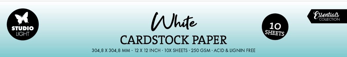 Paper set White cardstock scrapbook - Essentials nr. 46