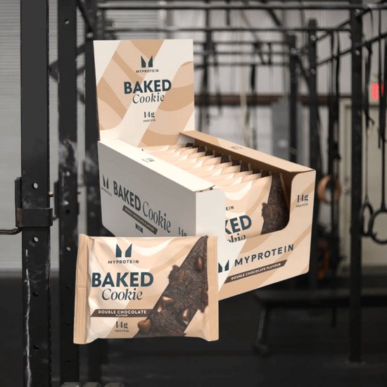 Myprotein Baked Protein Cookie (12x75g) Double Chocolate - Functionele voeding - Eiwit Snacks