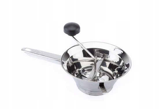 Passoire à tomates, légumes et fruits 20 cm avec 2 tamis interchangeables en acier inoxydable - Légumes - Smoothies - Purées - Jus - Conserves