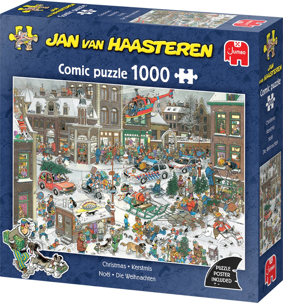 Jan van Haasteren - Kerstmis - 1000 stukjes puzzel - Legpuzzel — afbeelding 4