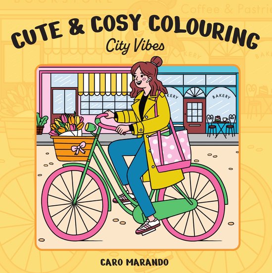 Cute & cosy colouring. City vibes - cover