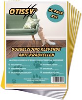 Bol.com Otissy Anti Krab Katten Vellen - 14 XXL Vellen - Anti Krab Vellen - Dubbelzijdig Klevende Meubelbescherming Katten - Ban... aanbieding