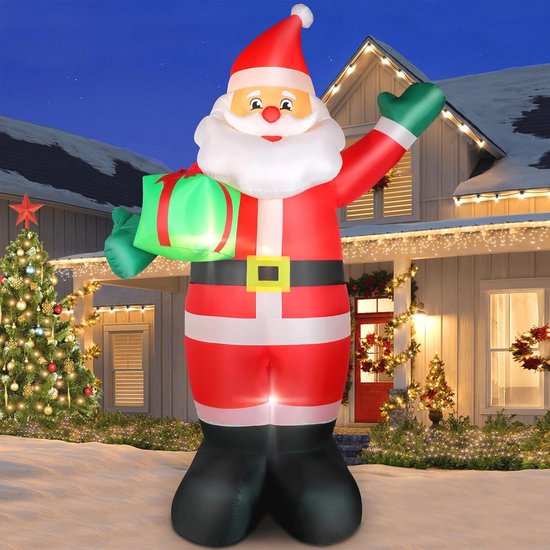 Opblaasbare kerstman 240 cm - Cadeaus & gadgets kopen? | Korting tot 20