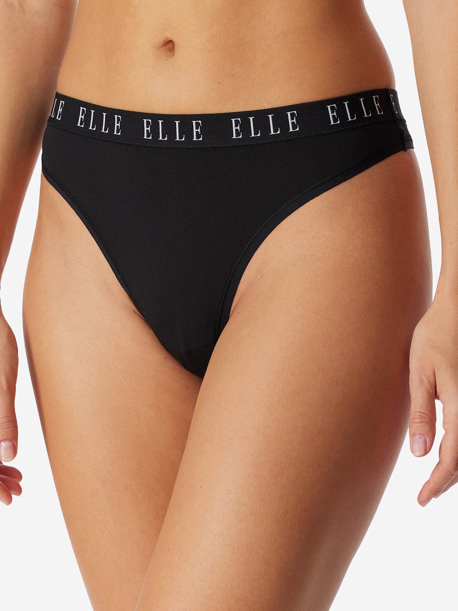 ELLE Slip High Leg - ELLE LOGO