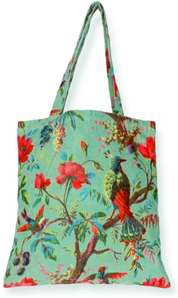 Imbarro Home & Fashion easy paradise shopper green katoen