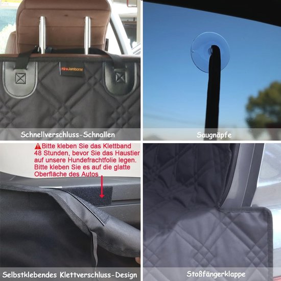 201x134cm Hond Cargo Liner Hond Auto Boot Liners Auto Boot Hond Cover Auto Seat Cover Boot Covers Voor Auto Koffer Liner Auto Boot Protector Hond Auto Boot Cover voor Auto, Vrachtwagen, van Veelar — afbeelding 3