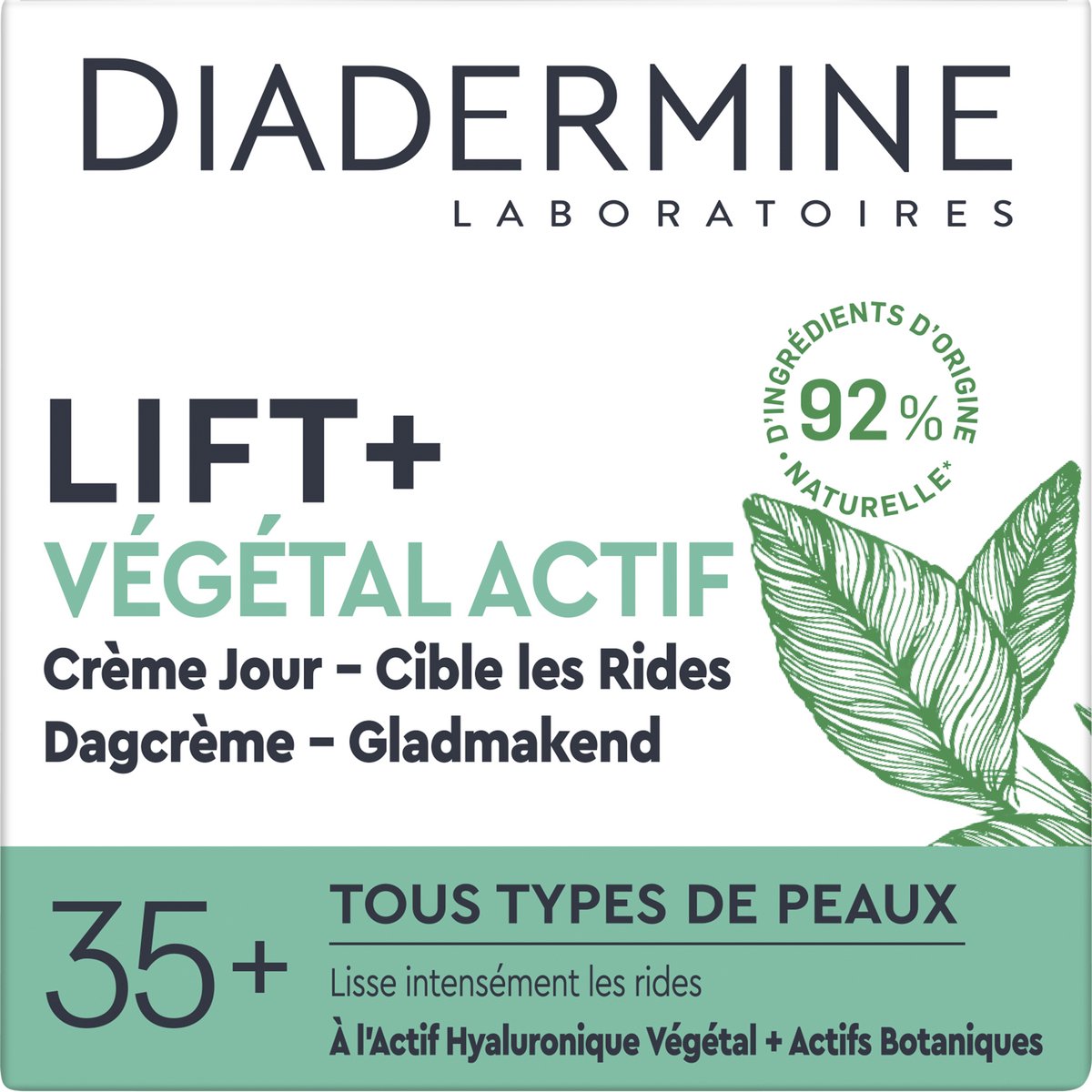 Diadermine LIFT+ Végetal Actif Dag Crème