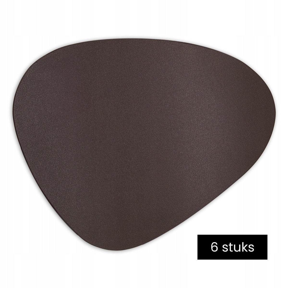 Tragar Placemats Set 6 – Bruin – Kunststof 35x45 cm – Hittebestendig & Krasvrij