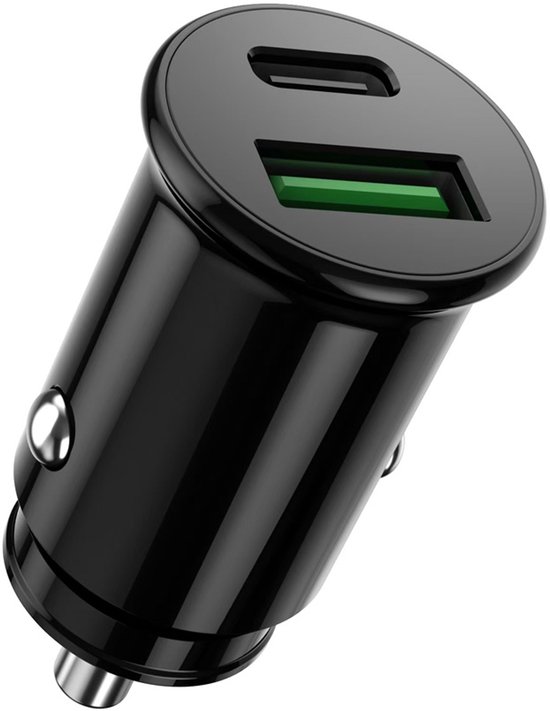 Autolader USB C - Snellader Auto - Auto oplader USB - USB Autolader - USB C Autolader - Auto Accessories - Auto lader