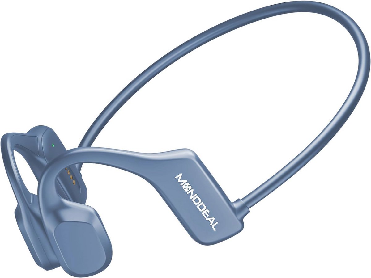 Draadloze Bluetooth Hoofdtelefoon met Botgeleiding voor Sport – Zweetbestendig, Lichtgewicht en IP65 Waterdicht