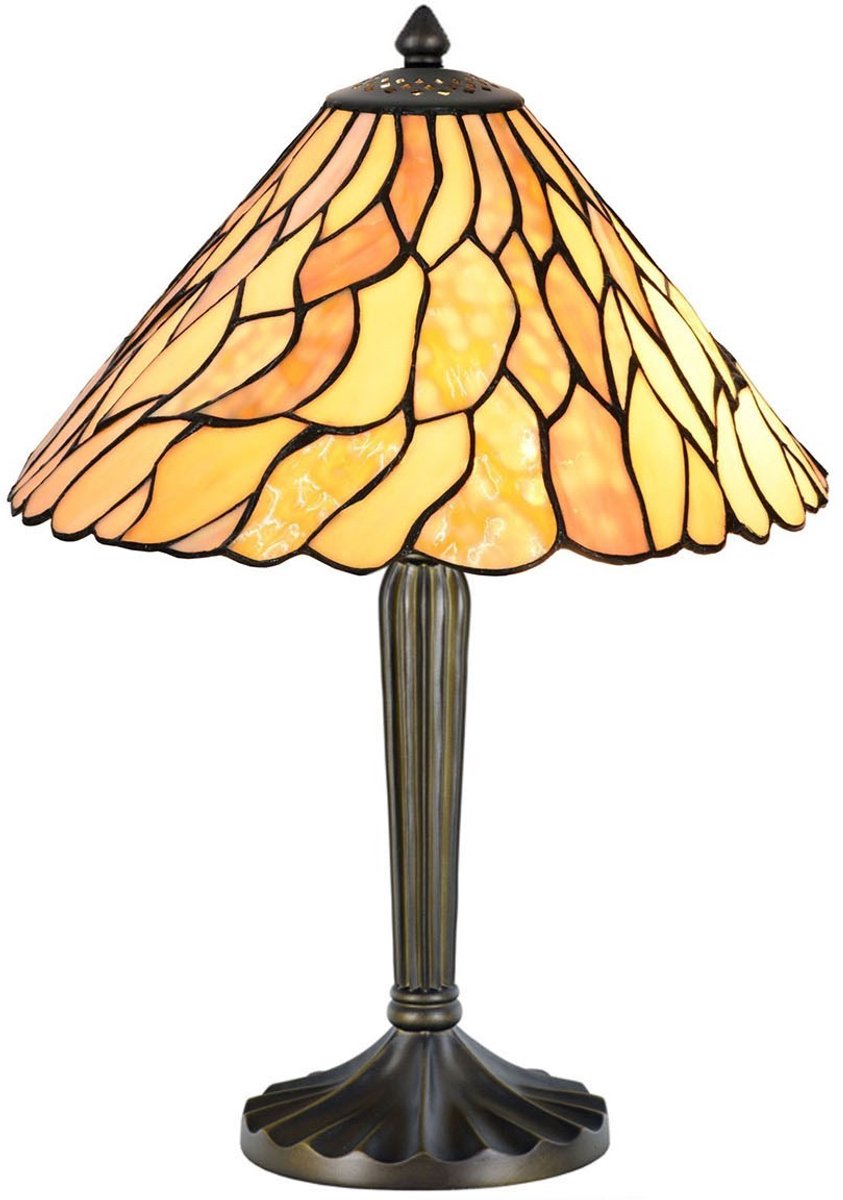Tafellamp Jade Ø 33 cm op Clover voet - Art Deco Trade