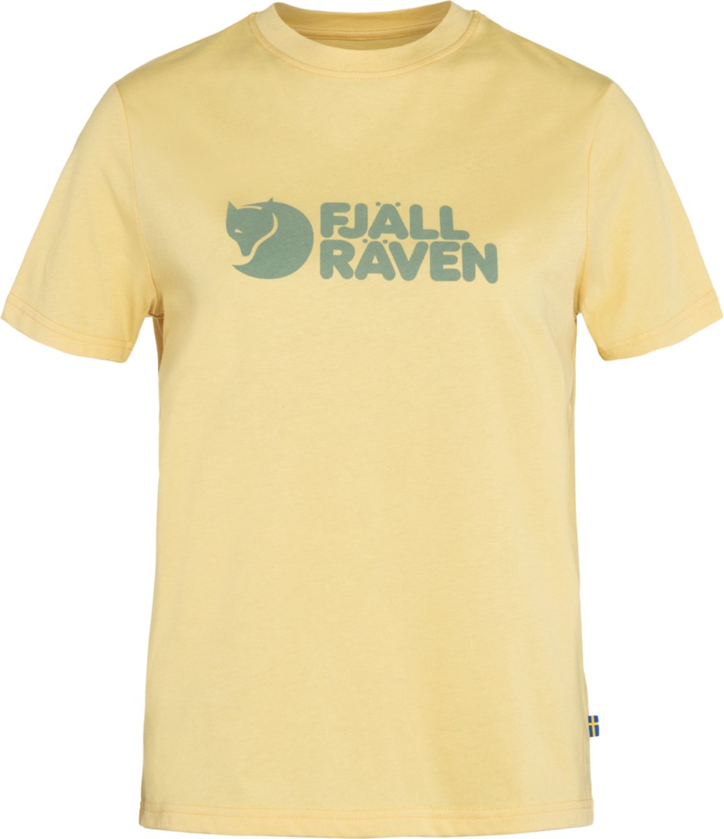Fjällräven Logo Tee Dames Geel