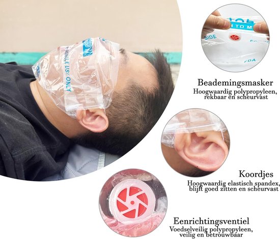 10x Pack Hospitrix Kiss of Life Keychain Coeur Blauw - 5cm - Masque RCR avec Masque Respiratoire Jetable