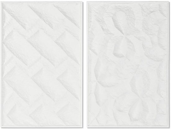 Tableau Home ESPRIT Moderne Avec relief 58,5 x 4 x 92,5 cm (2 Pièces)