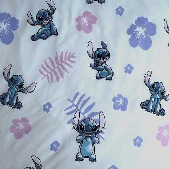 Disney Lilo & Stitch Dekbedovertrek, Flower - Eenpersoons - 140 x 200 cm + 70 x 90 cm - Katoen van Disney — afbeelding 2