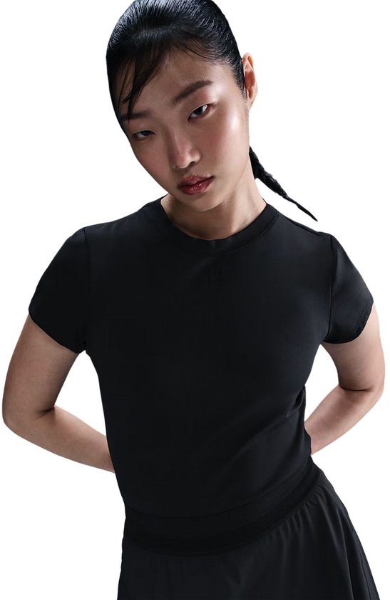 T-shirt de Tennis Nike Court Advantage Dri-Fit pour femme ++ Zwart