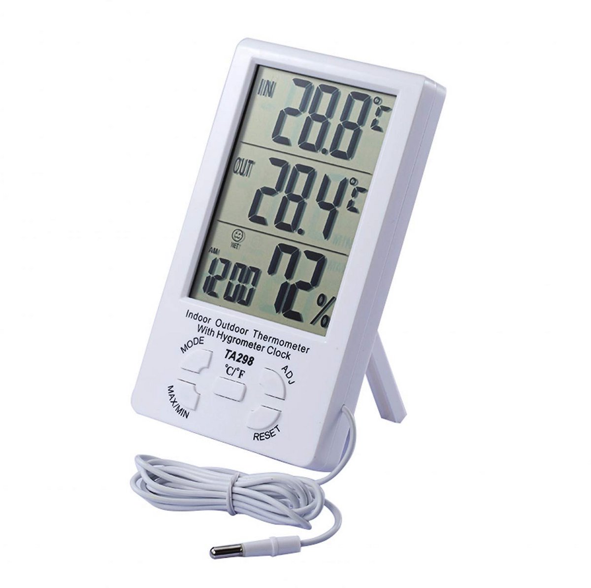 Digitale Thermometer en Hygrometer voor Binnen en Buiten - Temperatuur en Vochtigheidsmeter