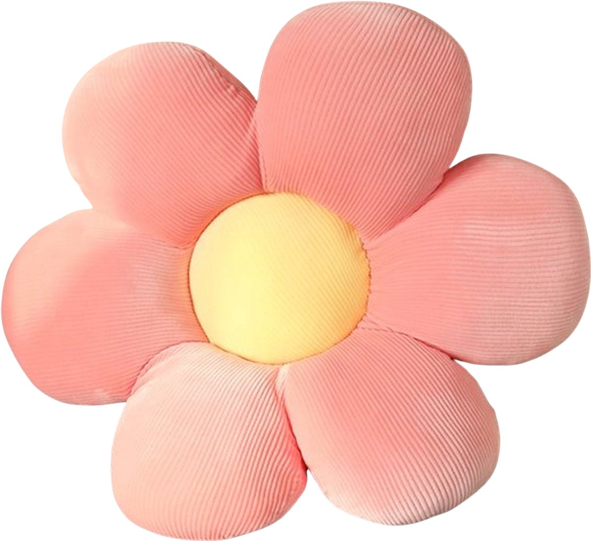 Bloem kussen Roze - Sierkussen - Aesthetic room decor - Bloemvormig kussen - 50 x 50 cm