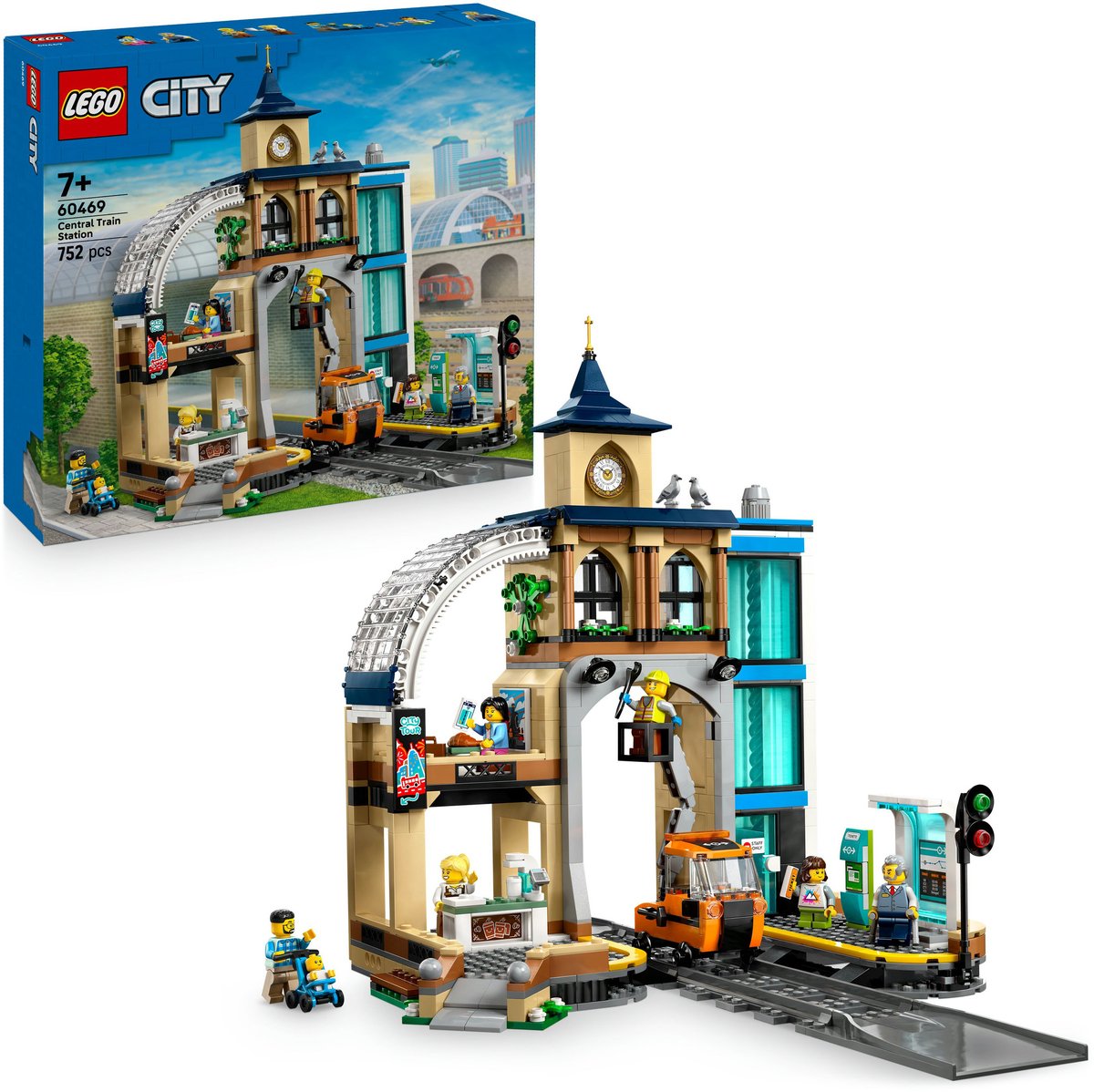 LEGO® City Centraal Station, Bouwspeelgoedset - 60469 — afbeelding 2