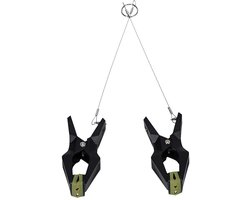 Doc Johnson Hardwire Hangers -/ tepelklem - Zwart