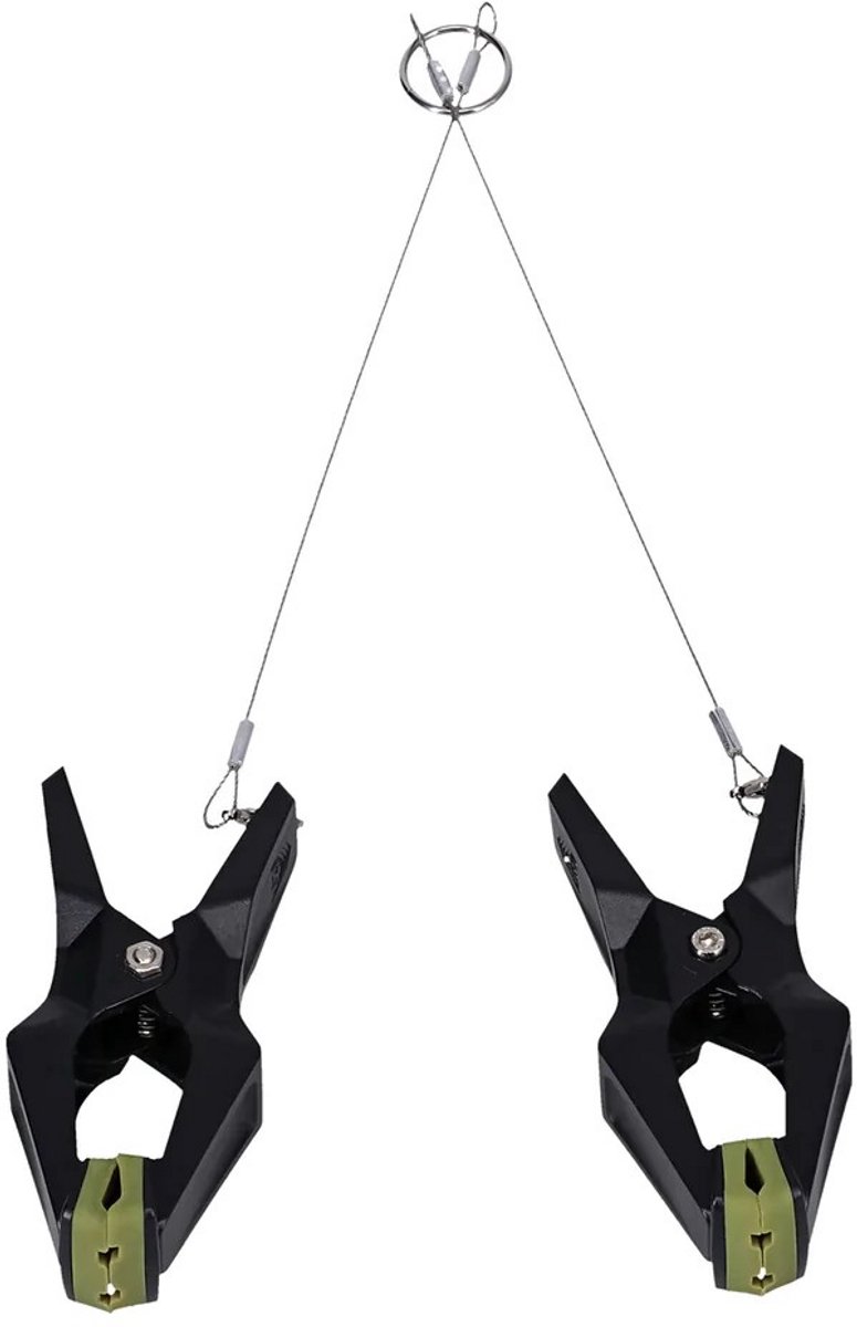Doc Johnson Hardwire Hangers -/ tepelklem - Zwart