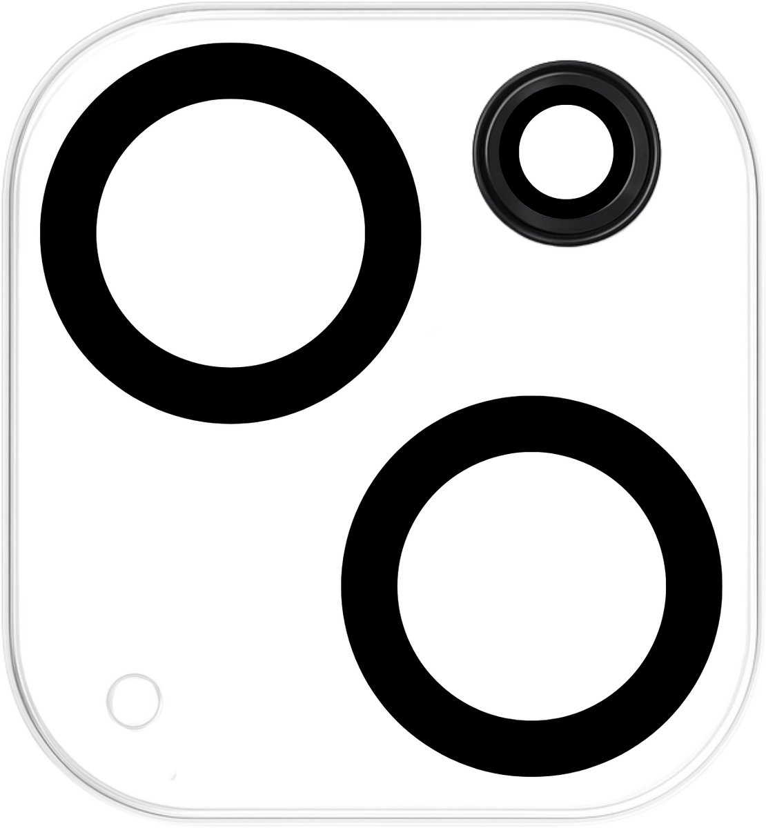 Cicon Camera Lens Screen protector geschikt voor iPhone 14 - 9H Tempered Glass