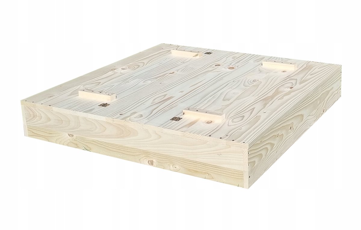 Adgo - Zandbak van hout - 120 x 120 cm - met bank, agrotextiel voor vloerisolatie en regenhoes - geïmpregneerd