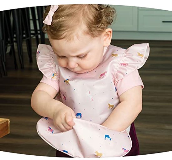 Bavaglino adulto usa e getta impermeabile con tasca reversibile