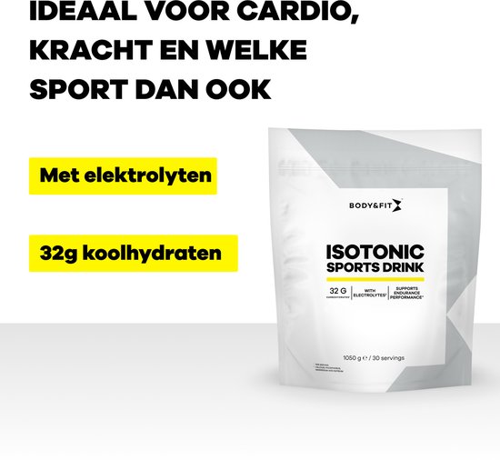 Body & Fit Isotonic Drink - Elektrolyten Poeder - Electrolytes - Citrus - 1050 gram (30 doseringen) van Merkloos — afbeelding 4