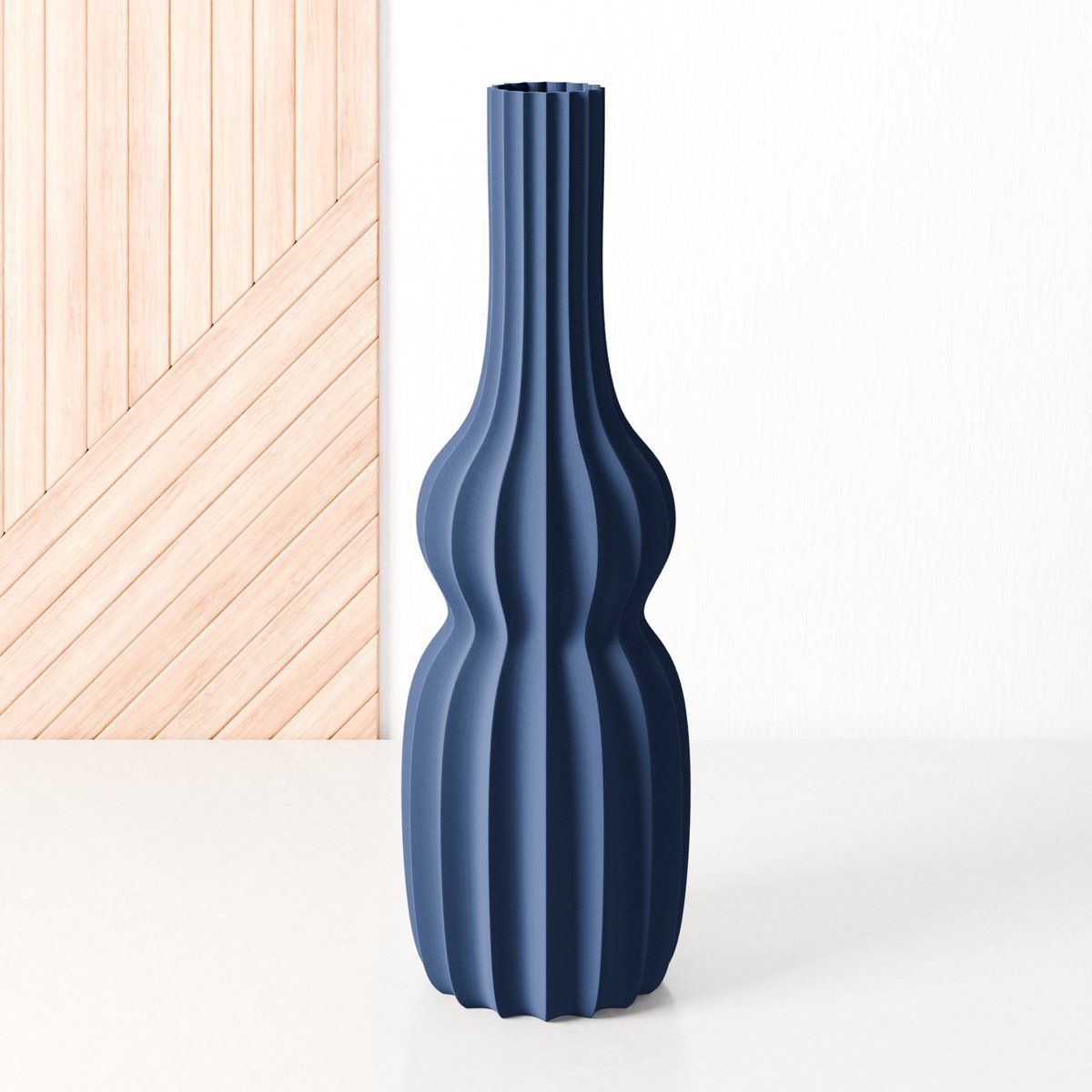 Cutfouwe Vaas Zwart Mat 40Cm Hoog, Deco Vloer Voor Grond Vaas, Keramische Smalle Vazen Decoratie Moderne Woonkamer Kantoor